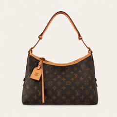 Leather Hobo Shoulder Handbag
