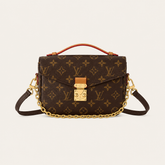 Vintage Leather Monogram Bag