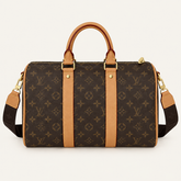 Leather Trim Travel Bag