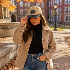 Brown Casual Baseball Cap