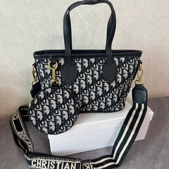 Soft Denim Tote Shoulder Handbag