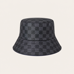 Black Damier Canvas Bucket Hat