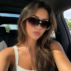 Chic Oversized Square Gradient Sunglasses