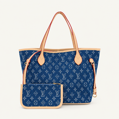 Leather Trim Shopper Bag