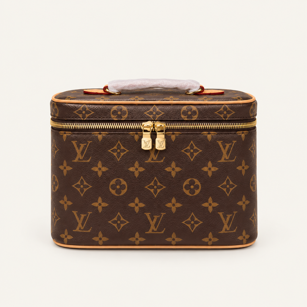 Vintage Leather Cosmetic Bag