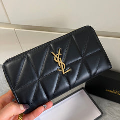 Quilted Leather YL Wallet