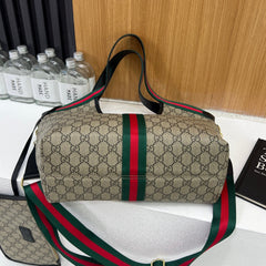 Embroidered Canvas GG  Tote Bag Set