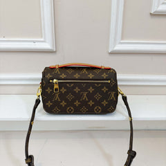 Vintage Leather Monogram  Bag