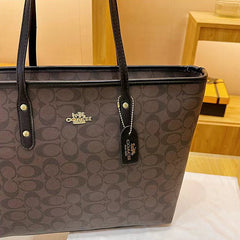Leather CH Tote Bag 3-Piece Set