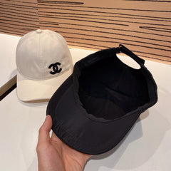White CC Travel Casual Baseball Hat